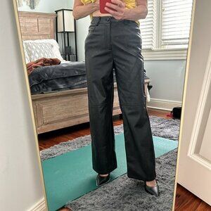 SHEIN pleather black pants